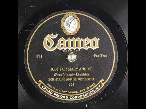 Bob Haring & His Orchestra — Just For Mary and Me - Bob Haring and His Orchestra