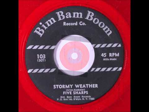 The Five Sharps — FIVE SHARPS - STORMY WEATHER / SLEEPY COWBOY - JUBILEE 5104 (78 RPM) - 12/52