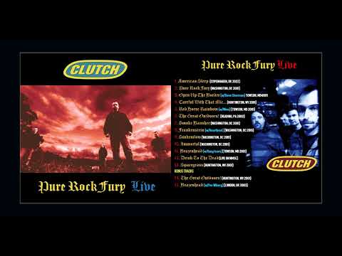 Clutch (3) — CLUTCH - Pure Rock Fury LIVE plus BONUS