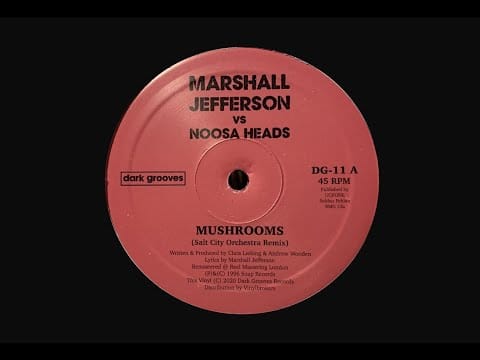 Marshall Jefferson — MARSHALL JEFFERSON vs NOOSA HEADS - MUSHROOMS [SALT CITY ORCHESTRA REMIX] (DARK GROOVE RECORDS)