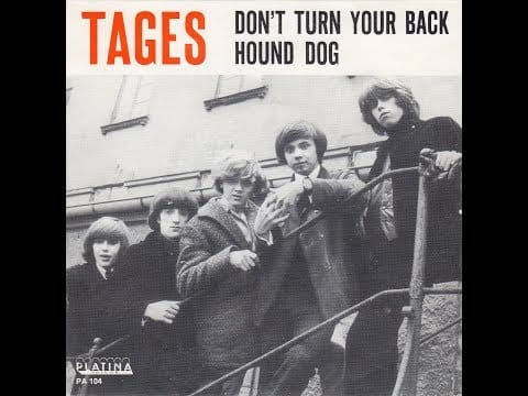 Tages — "DON´T TURN YOUR BACK"  TAGES  PLATINA 45 PA 104 P 1965 SWEDEN