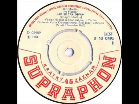 Václav Neckář — Václav Neckář - Jak se tak dívám [1968 Vinyl Records 45rpm]