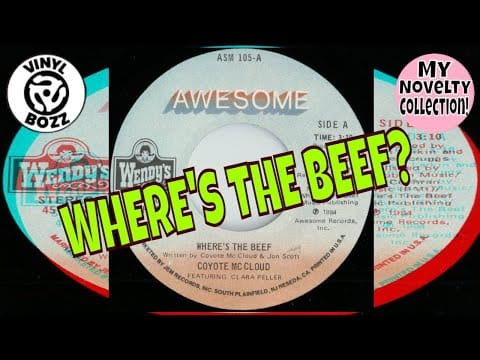Coyote McCloud — WHERE'S THE BEEF? (1984) - Coyote McCloud & Clara Peller | Vinyl Community