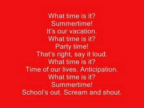 The High School Musical Cast — What Time Is It? - High School Musical 2 - Full Lyrics