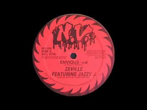 Jazzy Jay — Seville feat. Jazzy Jay - Envious ( N.V. Records 1986 )