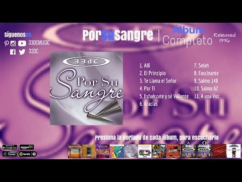 XXXIII D.C. — Por Su Sangre | Álbum Completo | 33dC |