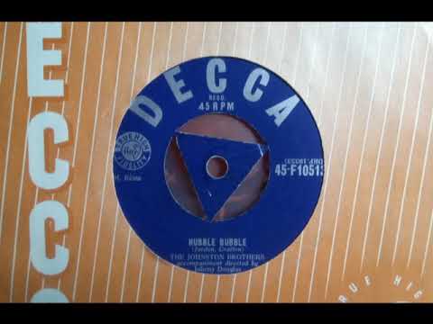 The Johnston Brothers — Popcorn Exotica - JOHNSTON BROTHERS - Hubble Bubble - DECCA F 10513 UK 1955 Vocal Dancer