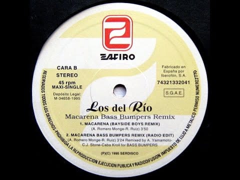 Los Del Rio — Los del Rio - Macarena (Bass Bumpers Radio Edit) [1995, Euro House]