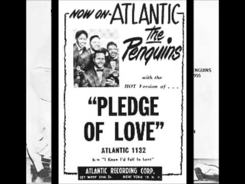 The Penguins — PENGUINS - PLEDGE OF LOVE / I Knew I'd Fall In Love - ATLANTIC 1132 - 3/57
