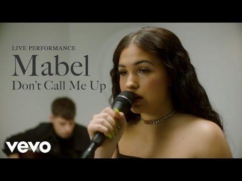 Mabel — "Don't Call Me Up" Live Performance | Vevo