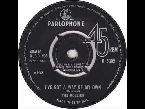 The Hollies — (10b) Hollies - I've Got A Way Of My Own