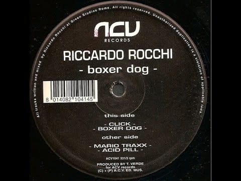 Riccardo Rocchi — Riccardo Rocchi  - Boxer Dog (ACV-1041) #Techno #Acid #1995