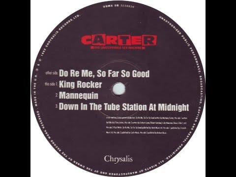 Carter the Unstoppable Sex Machine — Down In The Tube Station At Midnight - Carter The Unstoppable Sex Machine (1992)