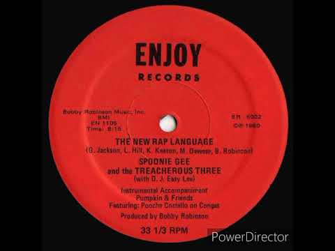 Spoonie Gee — Spoonie Gee & The Treacherous Three - The New Rap Language