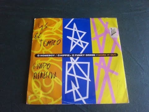 A Homeboy, A Hippie & A Funki Dredd — A HOMEBOY,A HIPPIE & A FUNKI DREDD.(WORK IT OUT.(VOCAL MIX.)(12''.)(1991.)