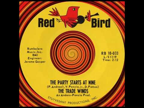 The Trade Winds — THE PARTY STARTS AT NINE, The Trade Winds, Red Bird #033  1965