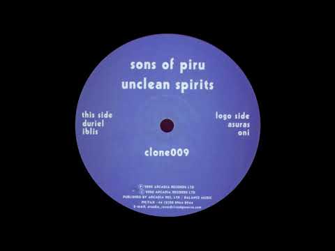Sons Of Piru — Sons Of Piru ‎– Unclean Spirits EP (Cloned Vinyl, 2000)