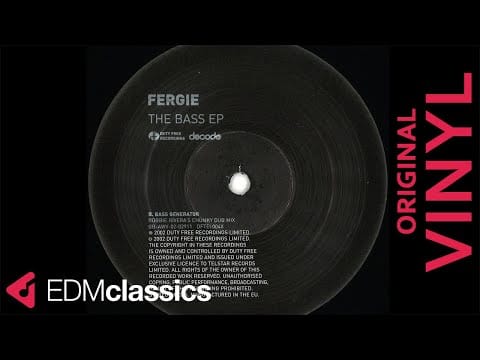 Fergie — Fergie - Bass Generator (Robbie Rivera's Chunky Dub Mix) (2002) - VINYL