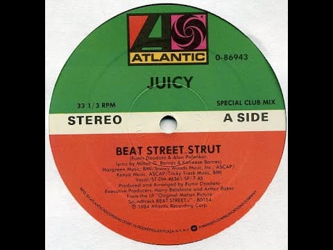 Juicy — Juicy ‎- Beat Street Strut (Special Club Mix) (1984)