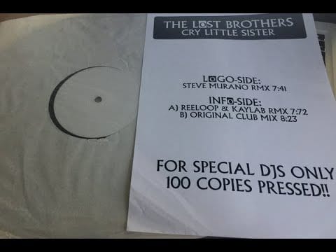 The Lost Brothers — The Lost Brothers Cry Little Sister Original Club Mix