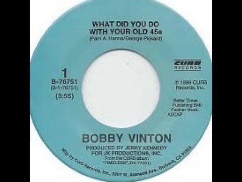 Bobby Vinton — What Did You Do With Your Old 45s -(1989)- Bobby Vinton