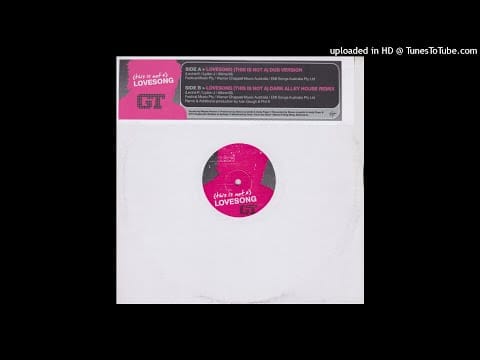 Groove Terminator — GT - Lovesong (This Is Not A) (Dark Alley 'House' Remix)