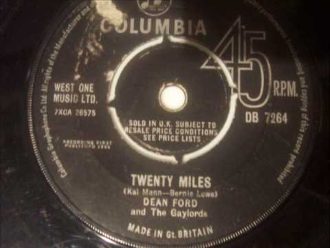 Dean Ford And The Gaylords — DEAN FORD & GAYLORDS - TWENTY MILES