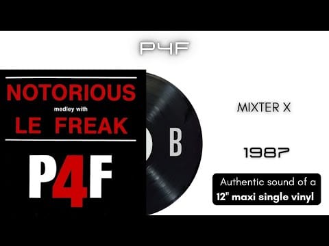 P4F — P4F - Mixter X [12'' maxi single]