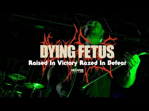 Dying Fetus — DYING FETUS - Raised In Victory Razed In Defeat (Audio Visualizer)