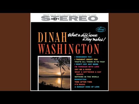 Dinah Washington — I Thought About You
