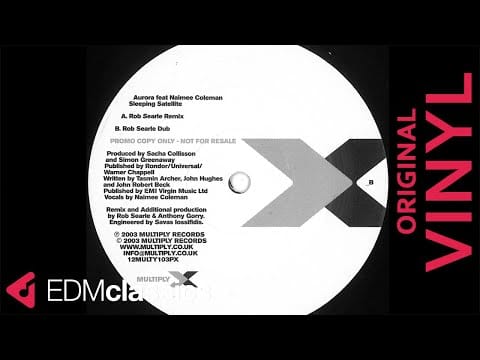Aurora — Aurora Feat Naimee Coleman - Sleeping Satellite (Rob Searle Dub) (2003) - VINYL