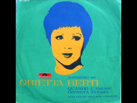 Orietta Berti — ORIETTA BERTI     AGLI OCCHI MIEI NON CREDERO'     1969