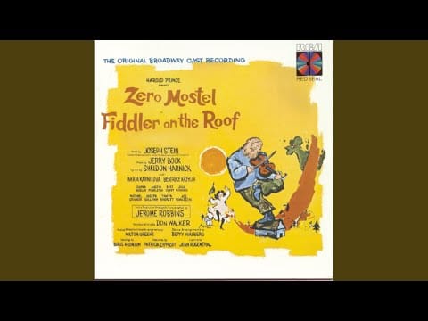 Zero Mostel — If I Were a Rich Man