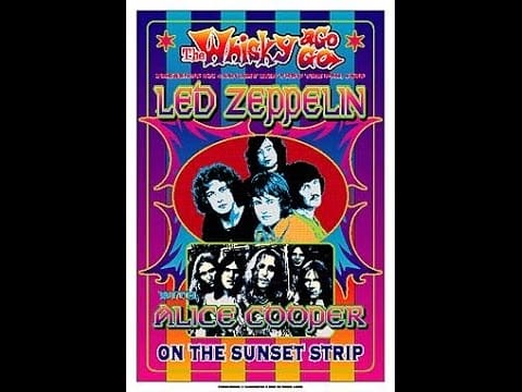 Alice Cooper — Whisky a Go-Go 1-5-1969