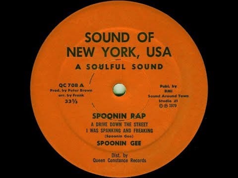 Spoonie Gee — Spoonie Gee   Spoonin' Rap A Drive Down The Street I Was Spanking And Freaking