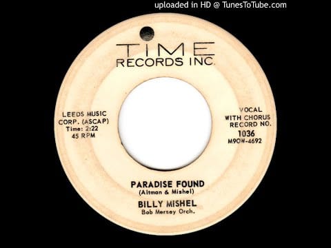 Billy Mishel — Billy Mishel - Paradise Found