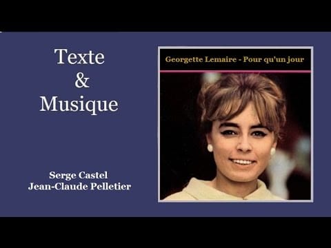 Georgette Lemaire — Pour qu'un jour - Georgette Lemaire