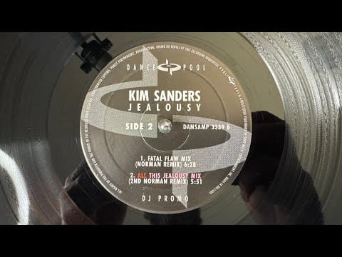 Kim Sanders — Kim Sanders – Jealousy (Fatal Flaw Mix - Norman Remix) - Dance Pool – DANSAMP 3339 6 (1996)