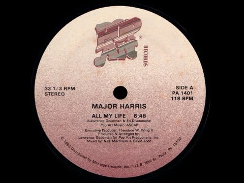 Major Harris — Major Harris - All My Life - Vocal '83