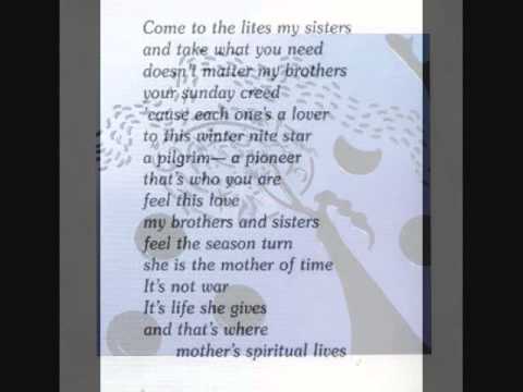 Laura Nyro — Laura Nyro - MOTHER'S SPIRITUAL 1982 home recording