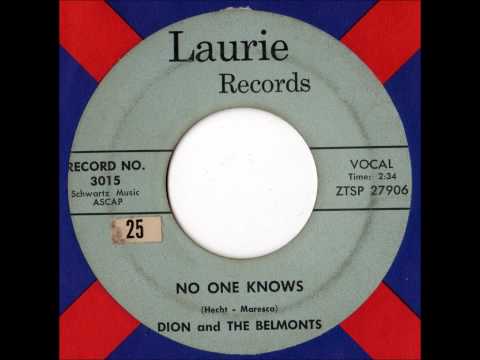 Dion & The Belmonts — Dion & The Belmonts - No One Knows