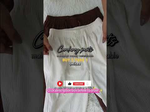Corduroy (3) — Corduroy pants #shorts
