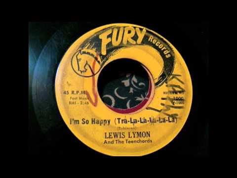 Lewis Lymon & The Teenchords — Lewis Lymon & The Teenchords - I'm So Happy (Tra-La-La-La-La-La) Google Chrome Commercial 45 rpm!