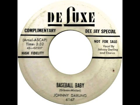 Johnny Darling — JOHNNY DARLING & GROUP  BASEBALL BABY
