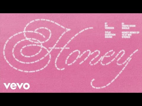 Troye Sivan — Honey (Single Version / Official Audio)