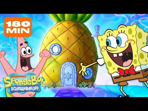 SpongeBob SquarePants — SpongeBob | 3+ STUNDEN in den Häusern von Bikini Bottom! | SpongeBob Schwammkopf