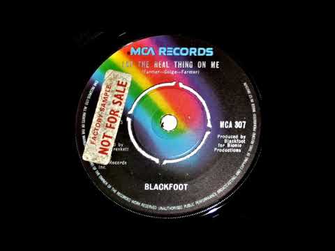 Blackfoot Sue — Blackfoot (Liner) - Lay The Real Thing On Me (1977)