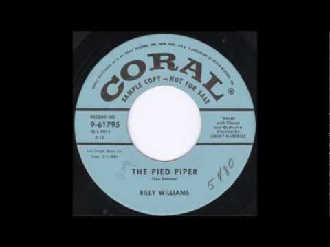 Billy Williams (5) — Billy Williams & Group - The Pied Piper '1957 Coral-61795.wmv