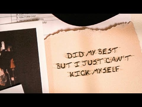 Morgan Wallen — Morgan Wallen - Kick Myself (Lyric Video)