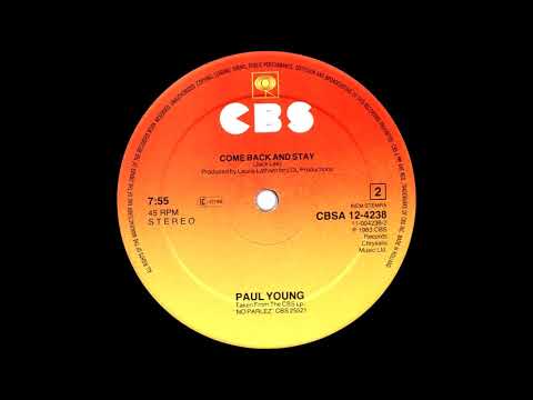 Paul Young — Paul Young - Come Back And Stay (Scratch Mix) 1983